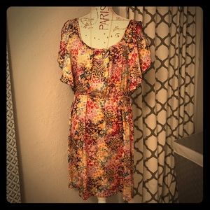 NWOT Satin flowered pattern sundress 🌸👗